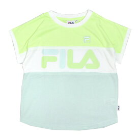 Tシャツ 半袖 キッズ ジュニア 女の子 フィラ FILA 子供 半袖Tシャツ 綿混天竺生地 130cm 140cm 150cm