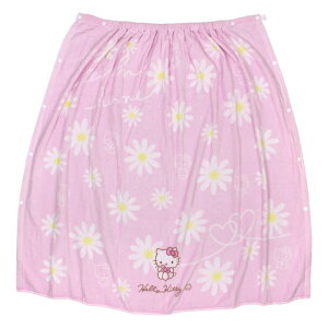 ラップタオル 100cm 女の子 巻きタオル 子供 キッズ ジュニア レディース ハローキティ 水泳 プール スイミング 着替え バスタオル