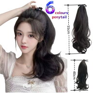 ポニーテール ウィッグ ロング かつら wig エクステンション エクステ ワンタッチ つけ毛 自然 襟足