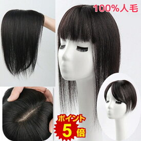 【返品交換OK！】 人毛 ウィッグ 前髪ウィッグ 人毛100% 部分ウィッグ 頭頂部 白髪隠し 送料無料 ポイントウィッグ 薄毛対策 かつら つけ毛 トップカバー 増毛 薄毛 ナチュラル 自然 つむじ付き 軽量