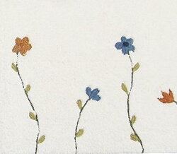 【綿100%】コットンキッチンマット:リトルフラワー薔薇バラローズタオル地バスマット綿100%コットン【HLS_DU】