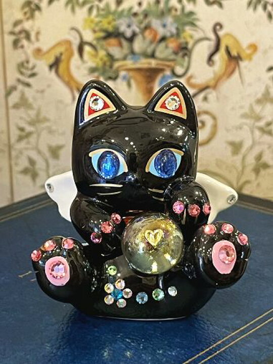 楽天市場】招き猫 デコレーション キラキラ 置物 おしゃれ かわいい 