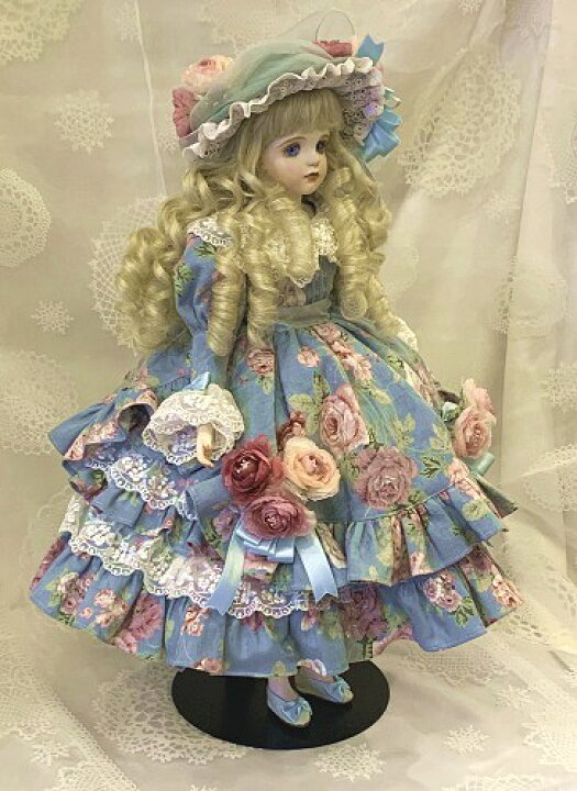 楽天市場】若月まり子 創作ビスクドール「デルフィーヌ」フラワー 