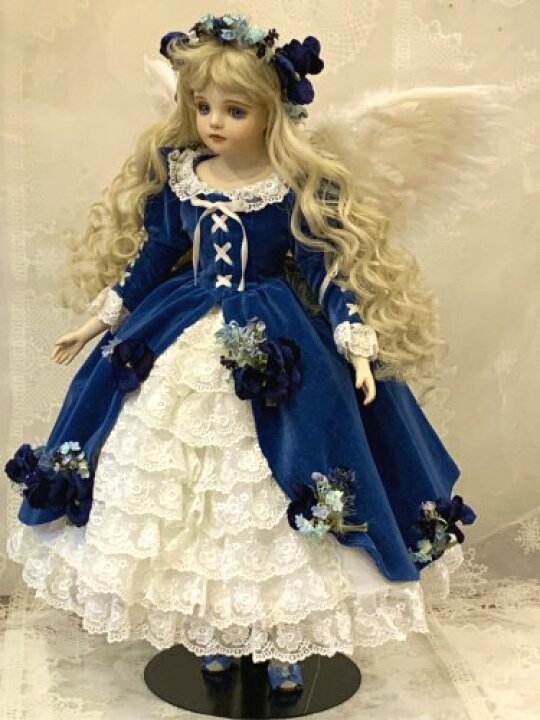 楽天市場】若月まり子 創作ビスクドール「エンジェル ブルーレイク 