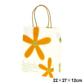 ギフトバッグ フラワー(紙袋) 小 サイズ：横22×縦27×マチ12cm
