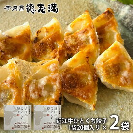 内祝い お返し 送料無料 惣菜 ギフト お取り寄せ 牛肉商 徳志満 近江牛ひとくち餃子 2袋 計40個 点心 中華 セット 詰め合わせ 出産内祝い 結婚内祝い 祝い 香典返し 快気祝い お祝い返し 引越し 挨拶 お礼 父の日 プレゼント メーカー直送 【代引不可】