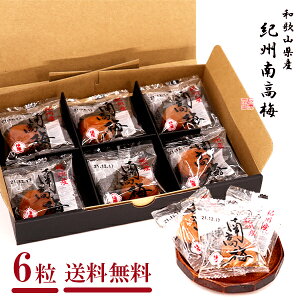 【メール便 送料無料】内祝い お返し 紀州南高梅 ギフト 6粒入り 梅干し はちみつ 個包装 セット 詰合せ 【メーカー包装済 外のし対応】 出産内祝い 結婚内祝い 結婚祝い 出産祝い 香典返し