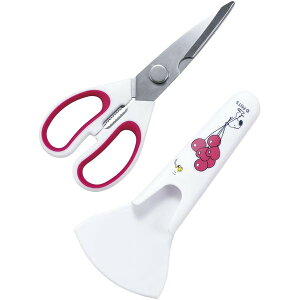 ピーナッツ スヌーピー キャラクター グッズ キッチン用品 調理器具 ギフト キッチンバサミ 料理バサミ 台所はさみ キッチンはさみ 料理ばさみ 鋏 収納ケース付 マグネット 磁石 かわいい