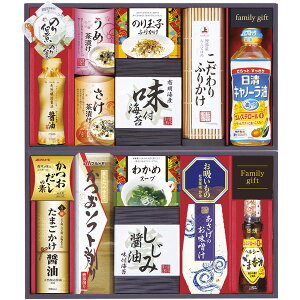 内祝い お返し 送料無料 調味料 ギフト 日清オイリオ 食用油 ごま油 セット 味付け海苔 お茶漬け わかめスープ かつお節 醤油 詰め合わせ 食卓 食品 出産内祝い 結婚内祝い 結婚祝い 出産祝