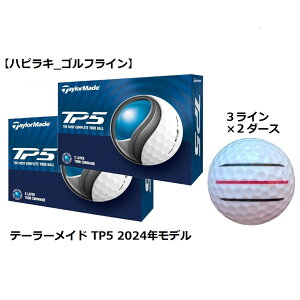 e[[Ch TaylorMade TP5 TP5X St{[ GOLF BALL 2024Nf  zCg C Ry ii v[g ܂ {[}[J[