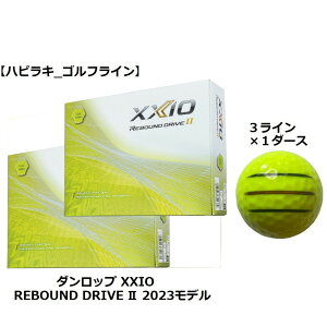 _bv DUNLOP [NVI oEh hCu2 XXIO REBOUND DRIVE2 St{[ GOLF BALL 2023Nf  C CG[ C Ry ii v[g ܂ {[}[J[