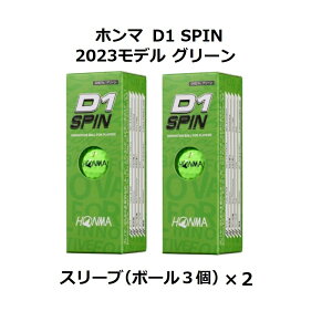 z} { HONMA D1 Xs SPIN St{[ GOLF BALL 2023Nf _[X 2X[u  zCg  CG[  O[ IW ܂ {[}[J[