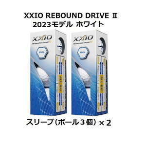 �_�����b�v DUNLOP �[�N�V�I ���o�E���h �h���C�u2 XXIO REBOUND DRIVE2 �S���t�{�[�� GOLF BALL 2023�N���f�� ���_�[�X 2�X���[�u �� �z���C�g �� ���C���C�G���[ �p�[���z���C�g �p�[���s���N ���܂� �{