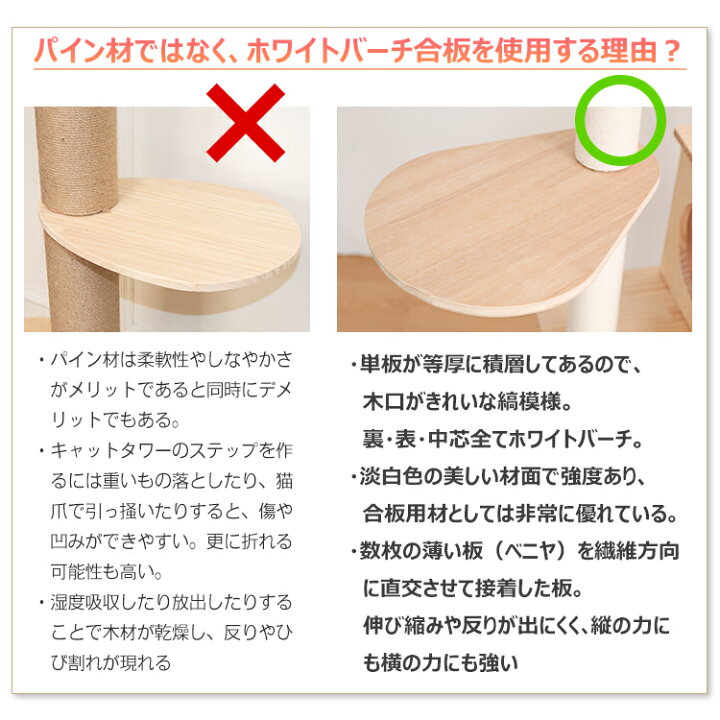 楽天市場】3000円OFFクーポン獲得後⇒13800円 キャットタワー 突っ張り 