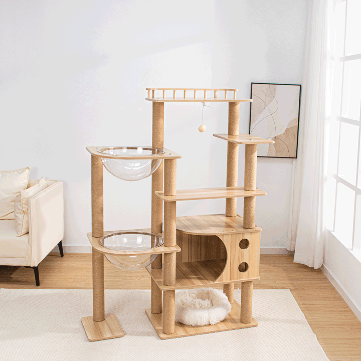キャットタワー 大型 猫用 木製 猫タワー 多頭飼い キャットツリー 楽天市場】【楽天1位・怪我防止縁張り仕様】 キャットタワー 木製 大型