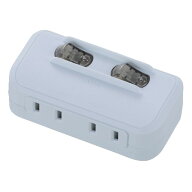 スイッチ付き節電タップ 2個口(差込口) HS-A1758W LED個別スイッチ付き オーム電機 OHM JAN：4971275017580