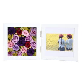 名入れ【 花だより】フォトフレーム 誕生石 誕生月 12色 写真立て 誕生日 記念日 プロポーズ プリザーブドフラワー友達 友人 女性 還暦 古希 喜寿 傘寿 緑寿 米寿 可愛い 高級感 おしゃれ プレゼント ギフト 1月 2月 3月 4月 5月 6月 7月 8月 9月 10月 11月 12月 花