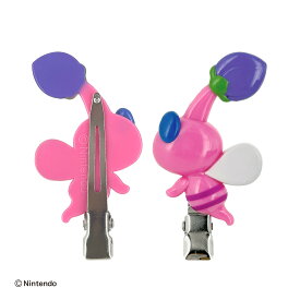 ピクミン ヘアクリップ 紫ピクミン 羽ピクミン 氷ピクミン ヘアアクセサリー ヘアアクセ 髪留め 前髪クリップ クリップ