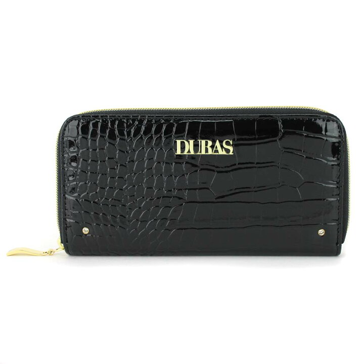 楽天市場】DURAS(デュラス) ファスナー長財布 クロコシリーズ クロコ柄 