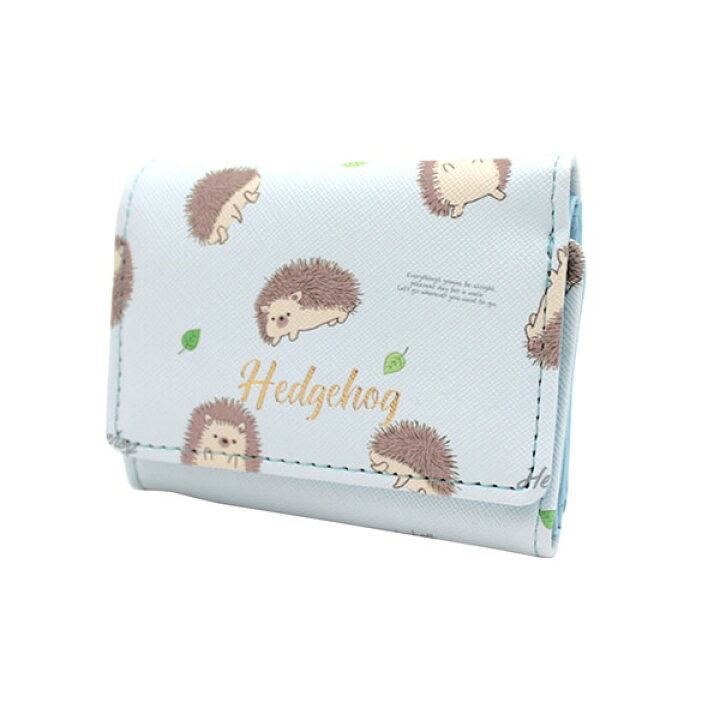 楽天市場 ゆうパケット可 サンアート 三つ折り財布 ハリネズミ キャラクター グッズ キッズ 女の子 総柄 Snw 458 M便 1 1 キャラクターランド はなはな