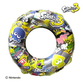 スプラトゥーン 浮き輪 90cm 大人用 子供用 正規品 キャラクター キッズ 男の子 女の子 プール 海 水遊び 夏休み かわいい 人気 任天堂 サンアート フロート レジャー カップル 写真映え 推し活 夏コーデ 小学生