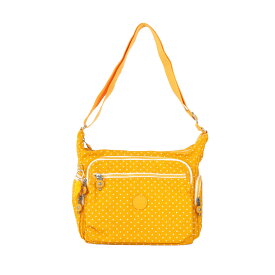 KIPLING キプリング KI3186 M67 GABBIE SOFT DOT YELLOW ギャビー ソフトドットイエロー 水玉 ドット 黄色 ショルダー バッグ 斜め掛け 定番