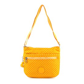 KIPLING キプリング KI4854 M67 ARTO SOFT DOT YELLOW アルバー ソフトドットイエロー 水玉 ドット 黄色 ショルダー バッグ 斜め掛け 定番