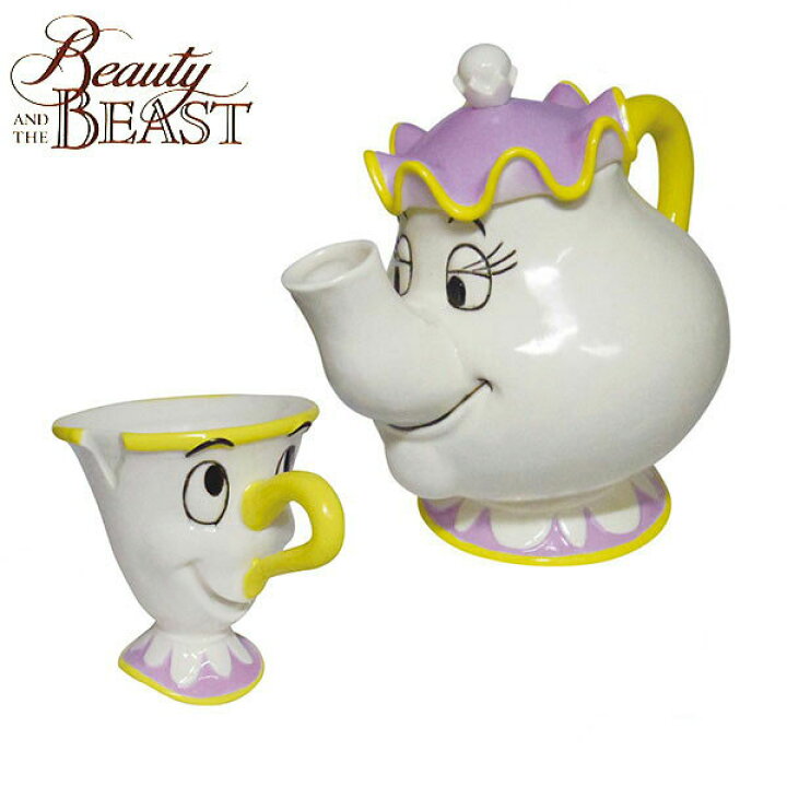 楽天市場 送料無料 美女と野獣のティーセット ポット夫人 チップのマグカップ セット キャラクター 美女と野獣 ギフト ディズニー プレゼント ディズニー 食器 Disney キャラクター 可愛い かわいい おしゃれ 置物 フィギュア インテリア グッズ 急須 コップ