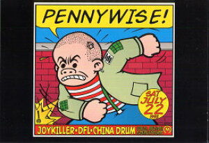 �y���[���֑��������z �|�X�g�J�[�h�@�yPennywise Chicago 1995�z�@�ʔ́@�@�v���[���g