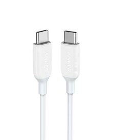 Anker PowerLine III USB-C & USB-C 2.0 ケーブル (0.9m ホワイト) 超高耐久 60W PD対応 MacBook Pro/Air iPad Pro Galaxy 等対応