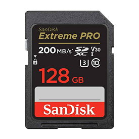 【 サンディスク 正規品 】 SDカード 128GB SDXC Class10 UHS-I V30 読取最大200MB/s SanDisk Extreme PRO SDSDXXD-128G-GHJIN 新パッケージ