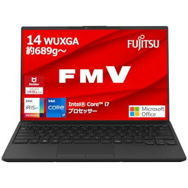 富士通 ノートパソコン FMV LIFEBOOK WU-X/H1 (MS Office 2021/Win 11/14型/Core i7/16GB/SSD 256GB) UHシリーズ AZ_WUXH1_Z295