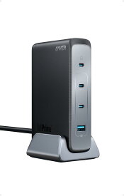 Anker Prime Desktop Charger (240W, 4 ports, GaN)(USB PD 充電器 USB-A & USB-C) iPad iPhone MacBook Android スマートフォン ノートPC 各種 その他機器対応 (ブラック)
