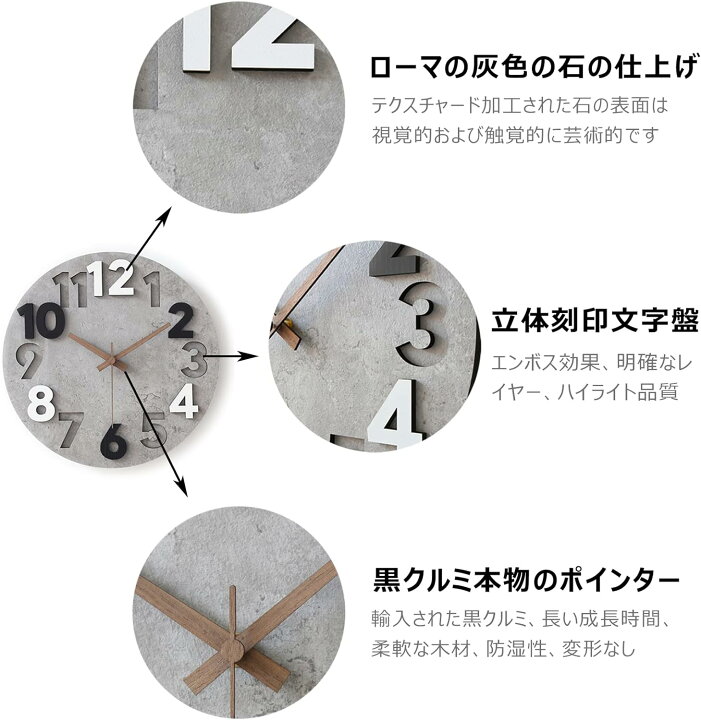 楽天市場】壁掛け時計 掛け時計 おしゃれ デジタル モダン 静音 北欧 