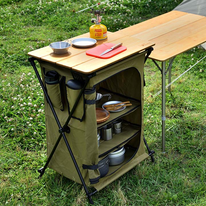キャンプ キッチン スタンド - アウトドアテーブルの人気商品・通販 