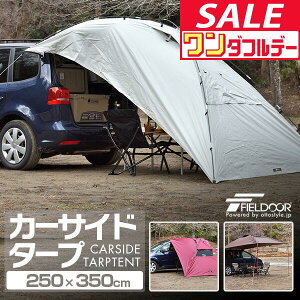 y12/1_tf[z FIELDOOR ^[v eg 250cm×350cm ԗp J[TCh^[v 悯  UVJbg ϐ ȒP Ԓ I[gLv z ~jo SUV y A TVF[h 