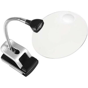 �g�勾 �X�^���h���[�y ���ዾ LED���C�g�t�� �ی` �����Y�a110mm ���X�^���h �N���b�v�Ή� 2.5/8X �g�嗦 ���ዾ ���[�y