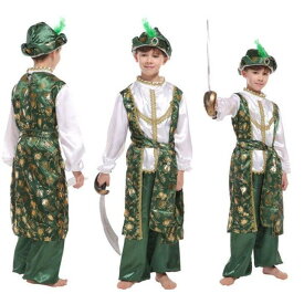 【楽天スーパーSALE】子供ハロウィン衣装子供 男の子 女の子 ?アラジンのランプ 王子様 キッズ ハロウィン衣装 幼稚園ハロウィン衣装 新ハロウィン衣装