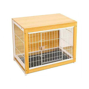 『ポイント10倍』 犬ケージ  ペットケージ  木製 ウッディサークル ナチュラルファニチャー ダークブラウン トレー付き 移動便利 オシャレ 犬サークル犬ケージ ペットケージ 犬サークル 6