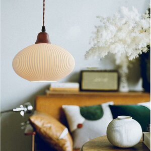 ペンダントライト 北欧 ダイニング 木 陶器 おしゃれ 1灯 口金E26 LED対応 モダン シンプル デザイン 照明 天井
