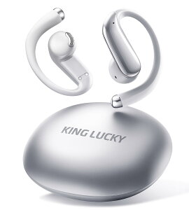King Lucky �V���f�����|�����I�[�v���C���[�C���z�� ���C�����X Bluetooth 6.0 �}���`�|�C���g�ڑ��Ή�|�ő� 45 ���ԍĐ��EIPx5 �h�o�h���K�i|�����j���O�E�X�|�[�c�p�C���z�� �O���[