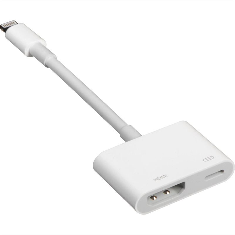 Lightningコネクタを持つiPhone、iPad、iPodで利用できます。 訳あり(外箱なし、多少擦過あり、初期不良交換対応)純正 Apple アップル Lightning - Digital AVアダプタ MD826AM/A 並行輸入品