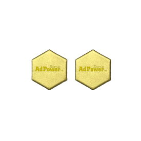 AdPower Sonic Hexagon S (ゴールド) 2枚入り アドパワーソニックヘキサゴンS ゴールド 楽器 オーディオアクセサリー