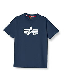 アルファインダストリーズ Tシャツ Aマークロゴプリント半袖Tシャツ TC1570 メンズ NAVY XL