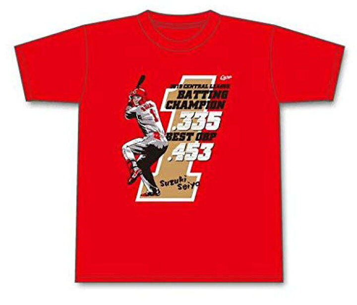 楽天市場】広島東洋カープ 鈴木誠也 2019 タイトル記念Tシャツ (二冠 