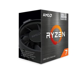 AMD Ryzen 7 5700G with Wraith Stealth cooler 3.8GHz 8コア / 16スレッド 72MB 65W【国内正規代理店品】100-100000263BOX