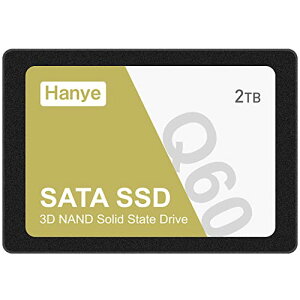 Hanye 2TB �����^SSD 2.5�C���` 7mm 3D NAND�̗p SATAIII 6Gb/s 550MB/s ���K�㗝�X�i