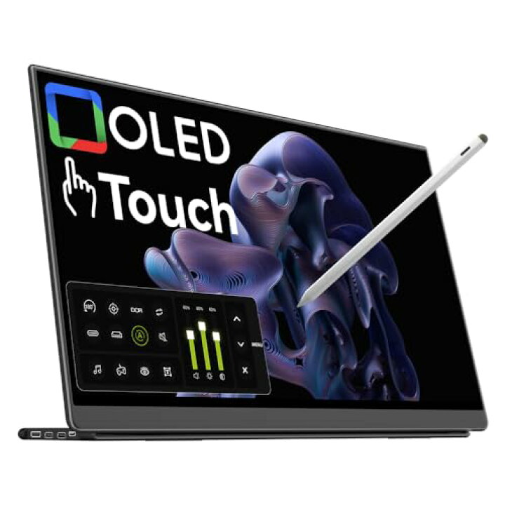 楽天市場】モバイルモニター EHOMEWEI 有機EL タッチパネル 13.3インチ  