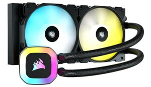 CORSAIR H100 RGB 240mmWG[^[Kp ȈՐ CPU N[[ 2  SP RGB ELITE Series PWM 120 mm t@t CW-9060053-WW