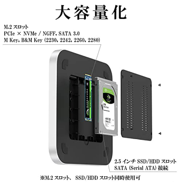 楽天市場】Mac mini ドッキングステーション Type C 10in2 シルバー 